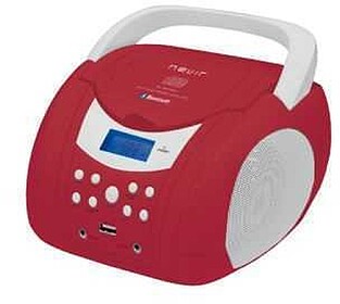NVR483UBRB : RÁDIO CD NEVIR NVR-483UBRB Vermelho Branco