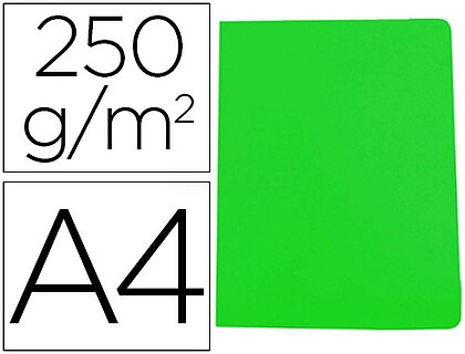 400040485 : 50 x Classificador de cartolina gio simple intenso din a4 verde 250g/m2 Classificador de cartolina gio simple intenso din a4 verde 250g/m2