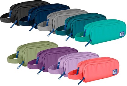 Oxford B-Smart Estojo para Lápis - Fabricado com Poliéster Reciclado RPET - Resistente e Ecológico - Ideal para Organizar os Seus Materiais Escolares 400184695
