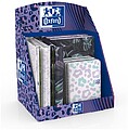 Oxford Dream Tech Expositor com 14 Produtos - 5 Cadernos de Espiral A4+ - 5 Cadernos de Espiral A5+ - 4 Pastas de Argolas A4+ - Cores Sortidas 400208164