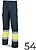 Calça Poliéster/Algodão Bicolored de Alta Visibilidade Azul/Amarelo Tamanho 54 388PFXYFA/54 MARCA G-82195 - imagem 1