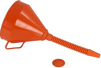 99861 FUNIL DE PLÁSTICO COM BICO FLEXÍVEL PARA TRANSFERÊN...