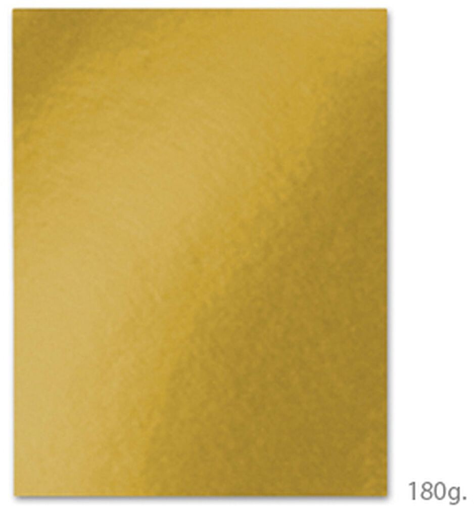 Cartolina 180gr 100 Folhas A4 Amarelo Ouro