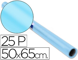 PAPEL LUSTRO SADIPAL. 50 X 65 CM. 65 GRS/M2. CELESTE