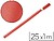 Papel Kraft Liderpapel Vermelho Rolo 25X1 MT 10619 - imagem 1
