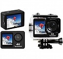 Câmara Digital Desportiva Sunstech Adventure 4K/ 16MP/ Ângulo de visão 170º/ Preta ADVENTURE4KBK