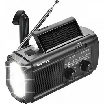 RPE25BK Rádio Portátil Sunstech RPE25/ Negra