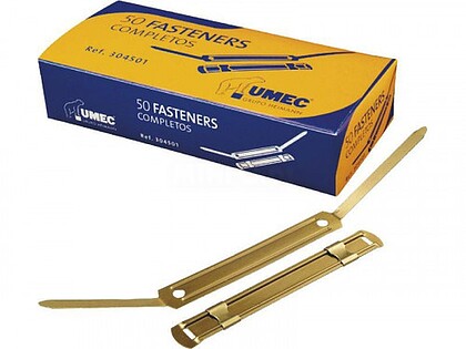 ADV-129394 : UMEC Fasteners Metalico Caixa 50 Ud Dourado 304501 : 304501
