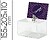 CS TP : Caixa de sugestoes archivo 2000 com fechadura e duas chaves cor cristal transparente 109x154x205 mm Caixa de sugestoes archivo 2000 com fechadura e duas chaves cor cristal transparente 109x154x205 mm 652002 - imagem 1