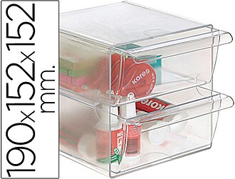 CUBO DE ARQUIVO ARCHIVO 2000 COM 2 GAVETAS EM POLIESTIRENO T...