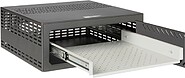 Bandeja extraível para caixa forte - Compatível com VR120 e VR120E - Para DVR de 1,5/ 2 U rack - Guias telescópicas com rolamentos - Totalmente removível - Fabricado em aço VR-020