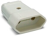 Base Aérea Bipolar 10A 250 V, Branca, Retrátil 40974