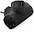 Adaptador Triplo Schuko 2P+T, 16A 250 V, Preto, Retrátil 40952 - imagem 1