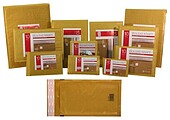 Bismark Bolsa Acolchada Kraft Nº17 240x340mm - Revestimento Interno de Laminas de Bolha de Ar - Fecho Autoadesivo - Ideal para Envios com Alta Proteção BI314614