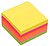 Taco de 250 Notas Adhesivas Bismark 50x50mm - 5 Cores Neon BI318467 - imagem 1