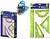 Pacote Bismark de 4 Réguas Flexíveis - Régua Reta - Transferidor - Esquadro - Esquadro de Desenho - Cores Sortidas 325010 - imagem 1