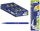 Pack de Reparação Bismark com 3 Recambios para Caneta Esferográfica Apaga-Reescreve - Ponta Fina 0.7mm - Azul 327532