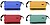 Lagart Smart Necesser de Viagem - Inclui Bolsos Interiores e Bolso Inferior Multiusos - Asa de Transporte - Medidas 27 x 14cm - Cores Sortidas 334009 - imagem 1