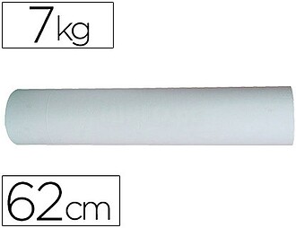 62 CM : PAPEL BRANCO BOBINE DE 62 CM 7 KG
