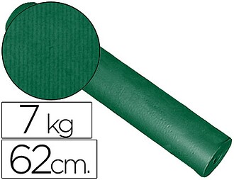 KFC-V : PAPEL FANTASIA KRAFT LISO VERDE 62CM - 7KG