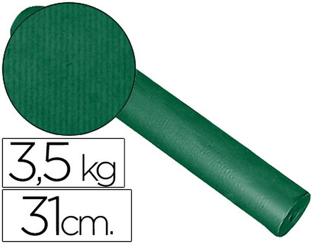 Kfc-V : Papel Fantasia Kraft Liso Verde 31CM - 3.5 KG