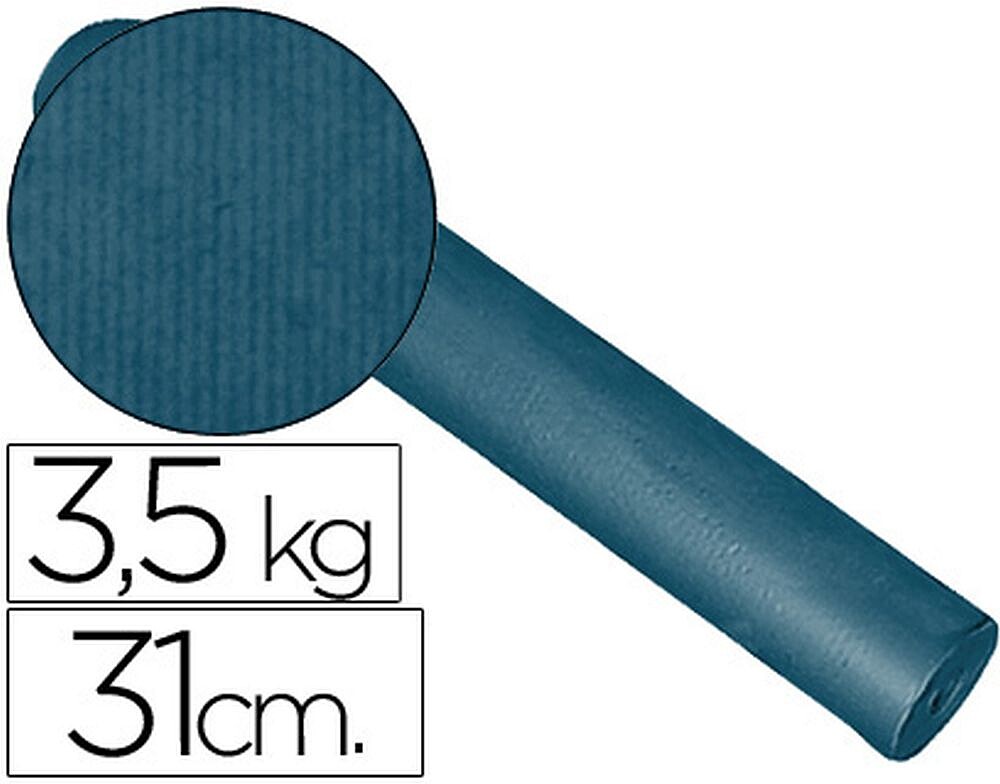 Kfc-C : Papel Fantasia Kraft Liso Cobalto 31CM - 3.5 KG