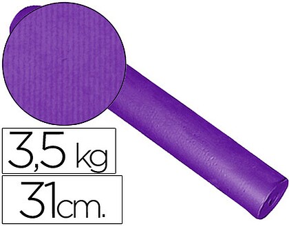 V-L : PAPEL FANTASIA KRAFT LISO LILAS 31CM 3.5 KG