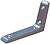 Escuadra Alumínio PLM07 Cinza 250 x 200 mm G-86159 - imagem 1