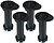 Pata Movel Redonda PT11 130-200mm NE 96301 MICEL G-15183 - imagem 1