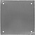 Placa Ciega, Modelo PLP12, de Acero Inoxidable Con Acabado Inox, 80 x 80 mm G-86237 - imagem 1