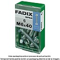 Caixa S 6 unid. Parafuso Métrico Cab Hex + Porca Cinc M 6x40mm Fadix G-18190