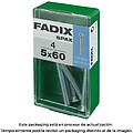 Caixa S 4 uds. Parafuso Métrico CP M 5x60mm Fadix G-18180