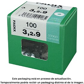 G-18245 : 18245 CAIXA L 100 unid. ARUELA PLANA LARGA CINC 3,...