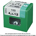 Caixa L 100 unid. Arandela Planas Anchas Cinc 4,3x12mm Fadix G-18247