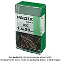 CAIXA S 100 unid. PREGO Aço RODAPÉ 1,5x20mm FADIX G-18061