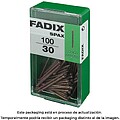 CAIXA S 100 unid. PREGO Aço RODAPÉ 1,5x30mm FADIX G-18063