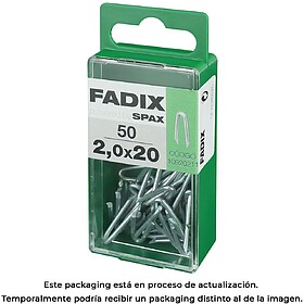 G-18057 : 18057 CAIXA S 50 unid. GRAMPOS CINC 2,0x20mm FADIX