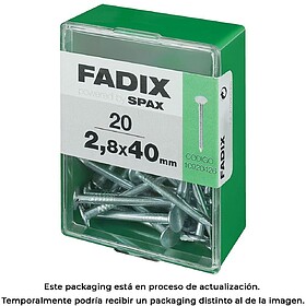 G-18055 : 18055 CAIXA M 20 unid. PREGO CP LARGURA Aço 2,8x4...