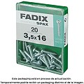 Caixa M 20 unid. Parafuso Rosca Chapa CR Cinc 3,5x16mm Fadix G-18081