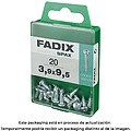 Caixa M 20 unid. Parafuso Rosca Chapa CR Cinc 3,9x9,5mm Fadix G-18084