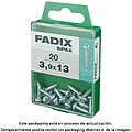 Caixa M 20 unid. Parafuso Rosca Chapa CR Cinc 3,9x13mm Fadix G-18085