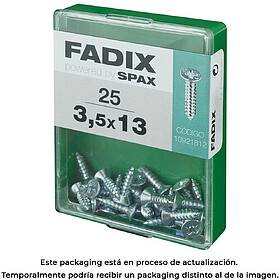 G-18098 : 18098 CAIXA M 25 unid. PARAFUSO ROSCA CHAPA CP CIN...