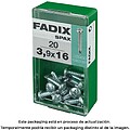 Caixa S 20 unid. Parafuso Rosca Chapa Autoperfurante. 3,9x16mm Fadix G-18114