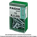 Caixa S 10 unid. Parafuso Rosca Chapa Autoperfurante 4,8x25mm Fadix G-18128