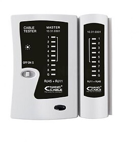 Testeador de NanoCable para Cabo RJ11/RJ12/RJ45