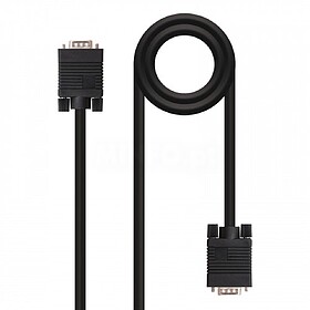 Cabo Nanocable SVGA HDB15 Macho a HDB15 Macho 3m - Cor Preto