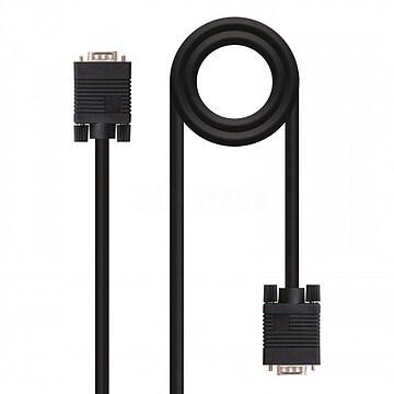 Cabo Nanocable SVGA HDB15 Macho a HDB15 Macho 3m - Cor Preto