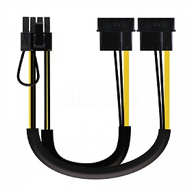 Cabo de Alimentação Nanocable para Placa Gráfica 2x Molex...