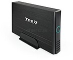 Caixa Externa HDD 3.5” SATA/IDE USB 2.0 com Suporte - Cor Preta