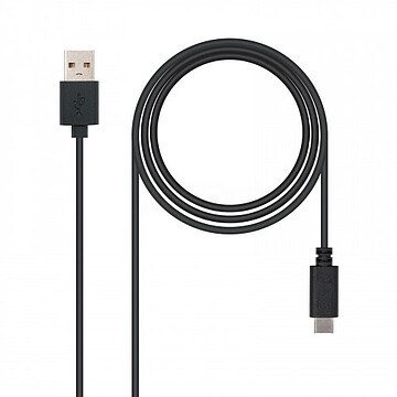 Cabo Nanocable USB-C 2.0 Macho a USB-A Macho 1m